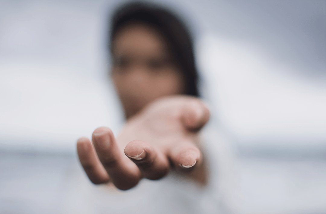 Hand ausstrechen kontakt